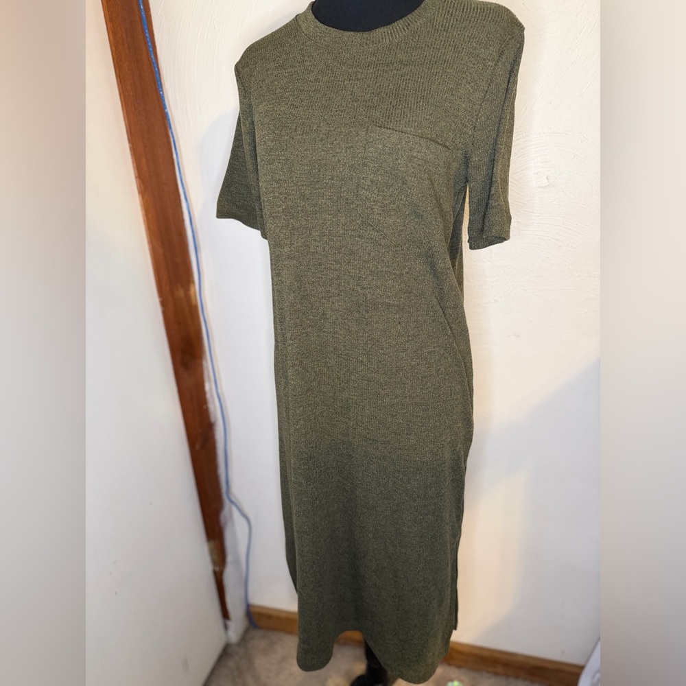 Madewell Olive Midi Dress